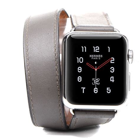 hermes apple watch double tour etain|Apple Watch Hermes.